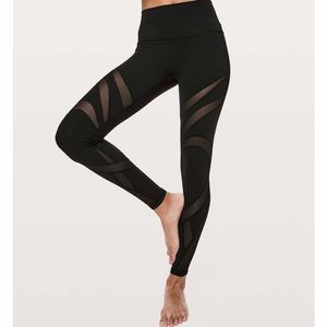 Lululemon wunder under mesh tights 28”.